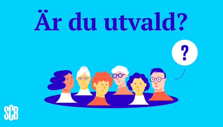 Illustration med sex personers huvuden. Texten "Är du utvald?"